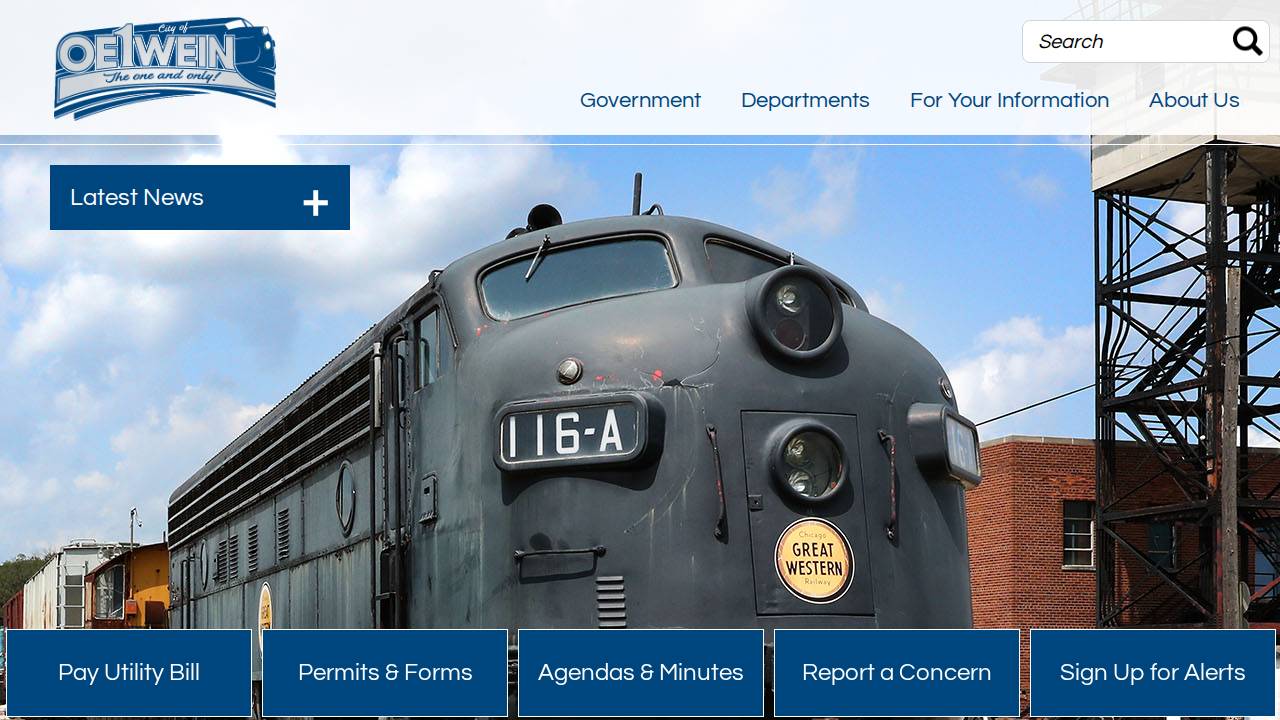 Oelwein Assoc OF Artist & Craftsmen, Cupboard THE website screenshot