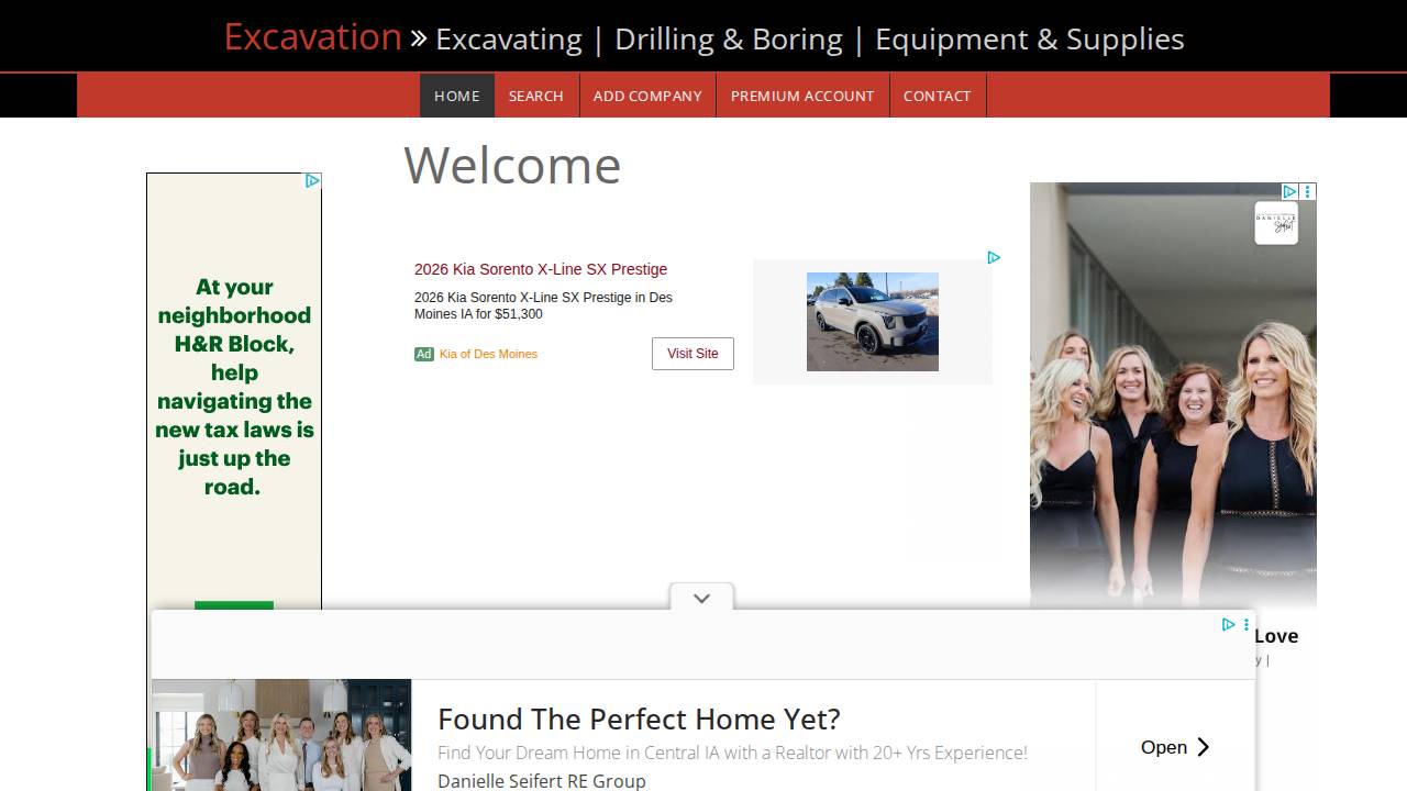 Hicks Well Company INC website screenshot
