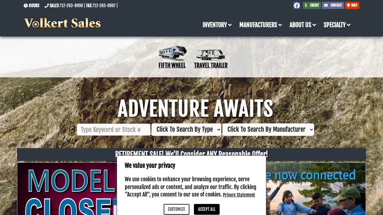 Dale C Schillerberg website screenshot