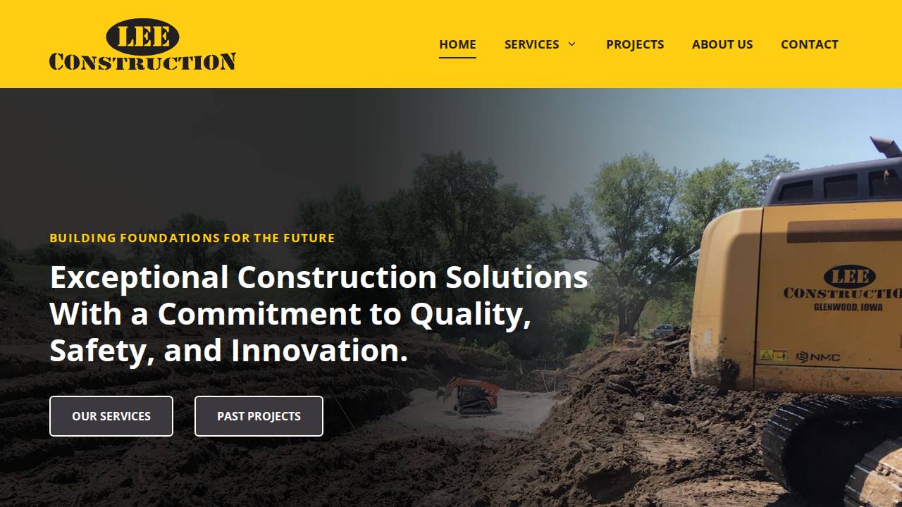 Lee, Stephen C; LEE Construction website screenshot