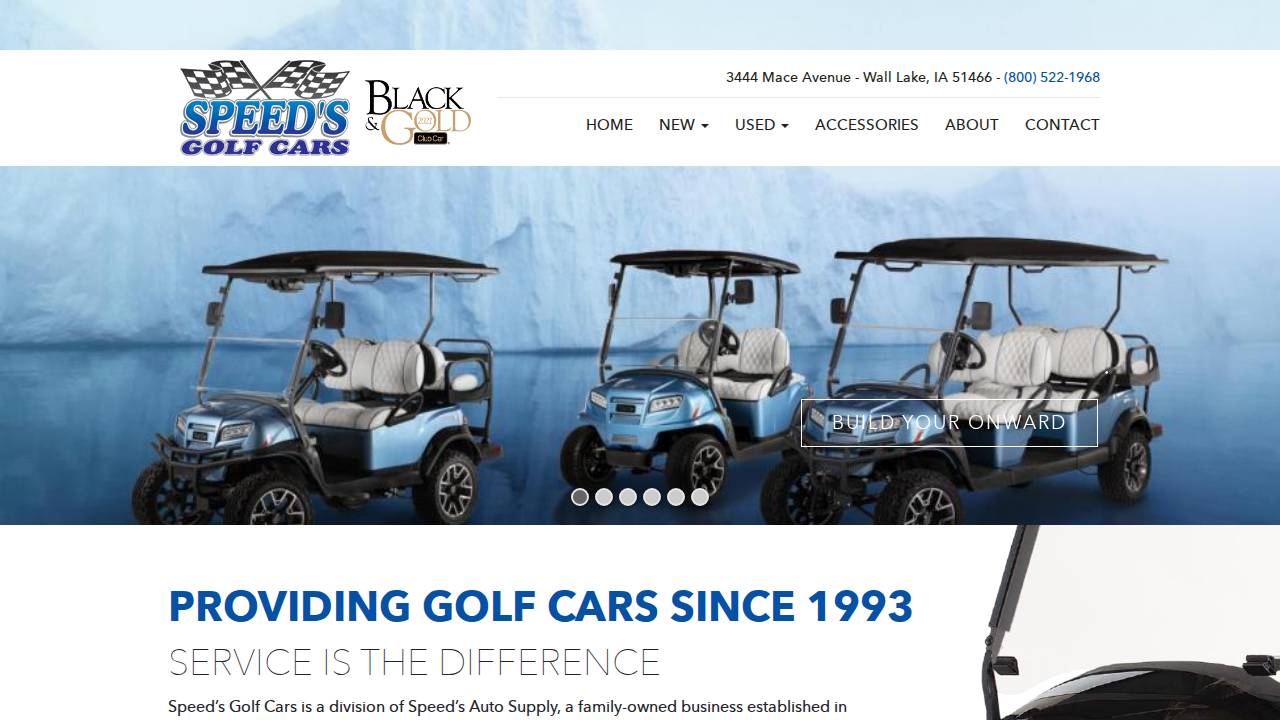 Speed's Automotive Supply Inc, Spee website screenshot