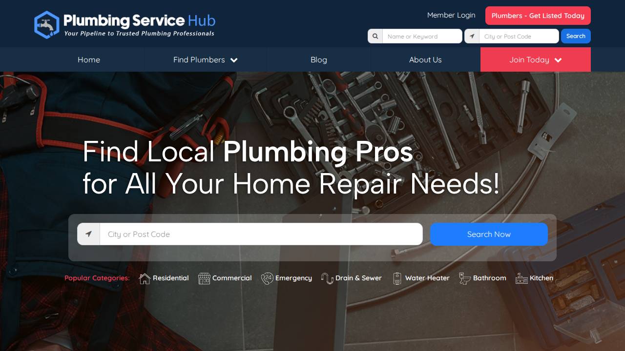 Johnson, Steven A; Johnson Plumbing & Heating website screenshot