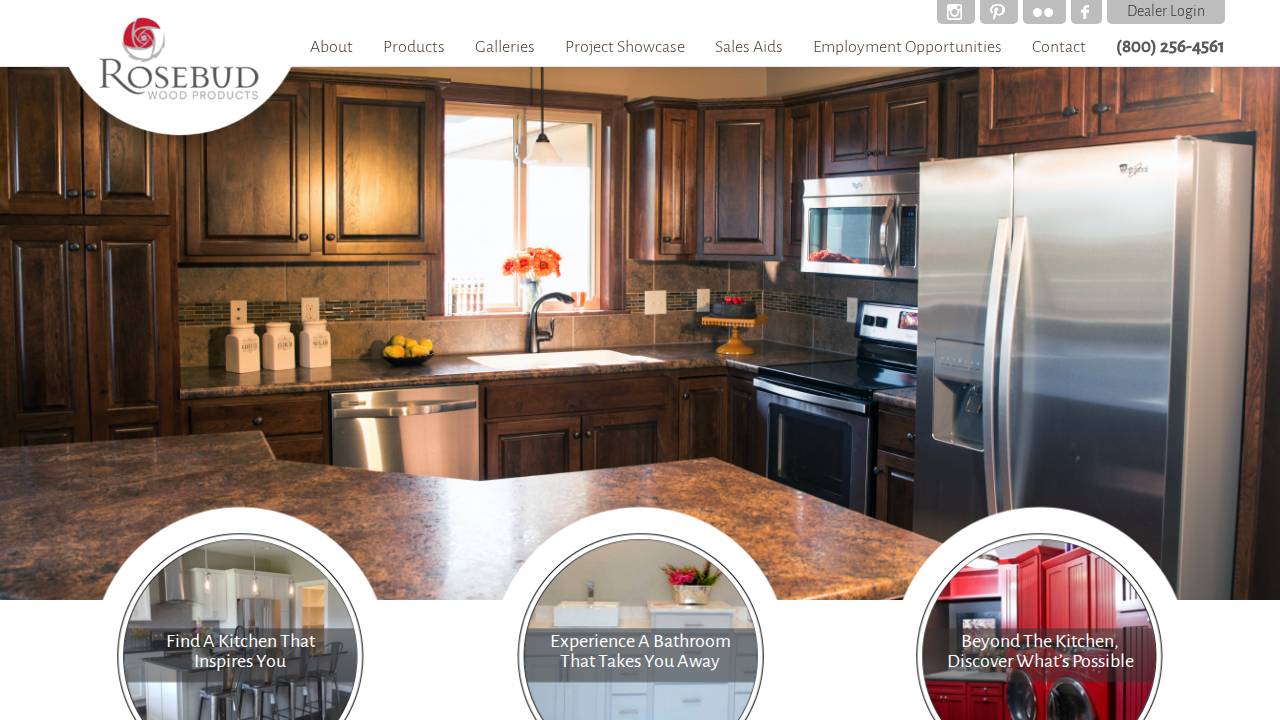 Rosebud Manufacturing CO INC website screenshot