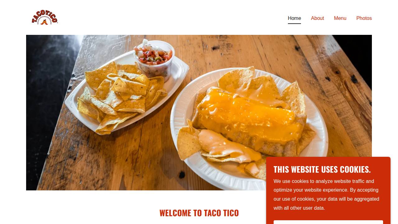 Farmland Taco Tico Inc, Taco Tico website screenshot
