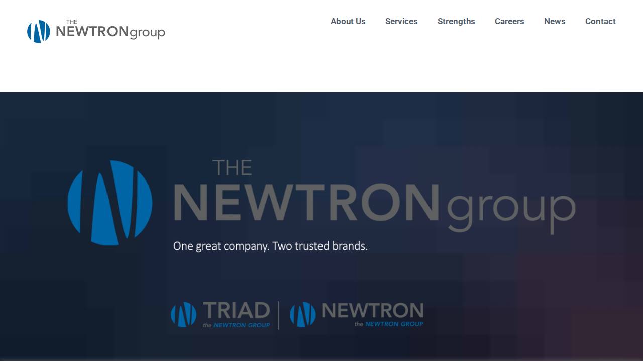 Newtron LLC website screenshot