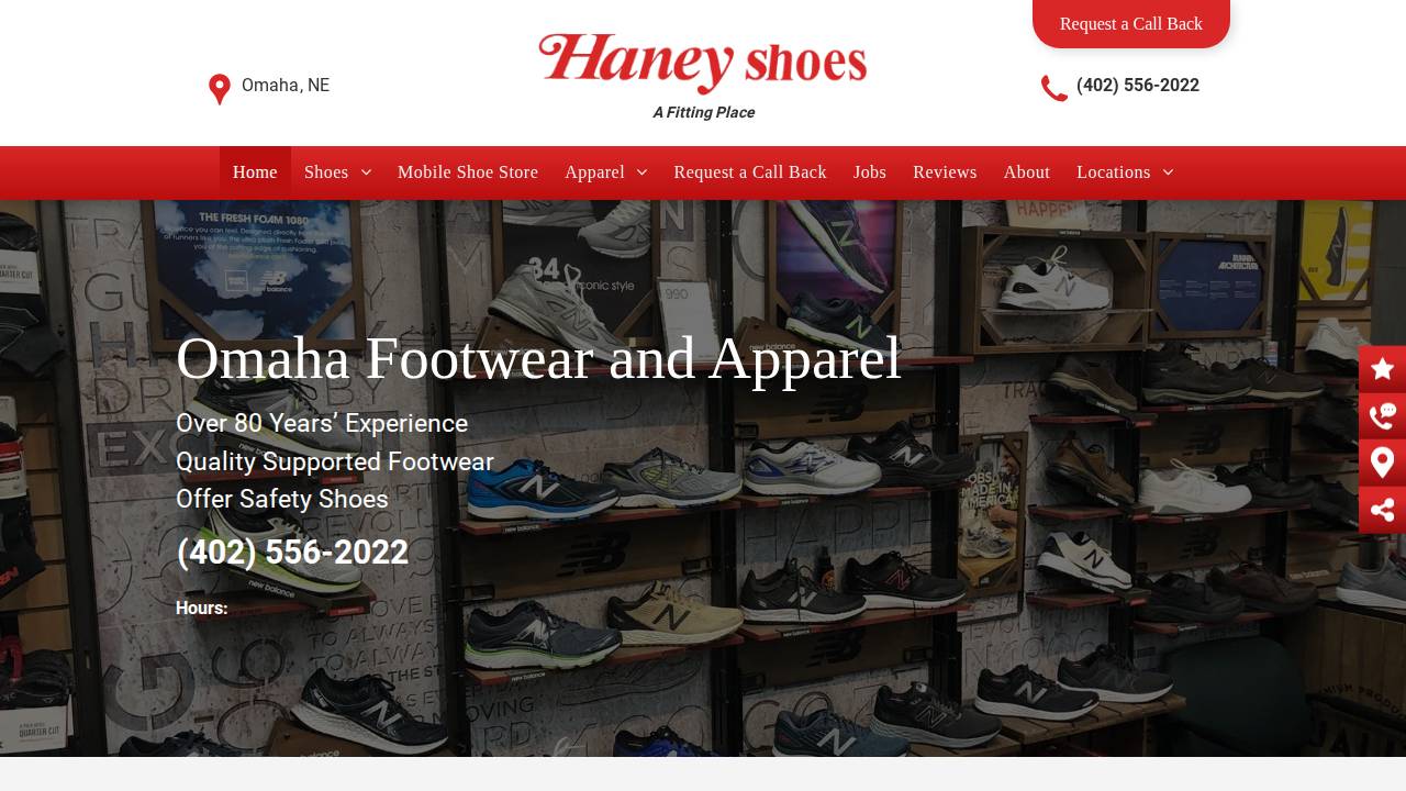 Haney Shoe Stores INC website screenshot