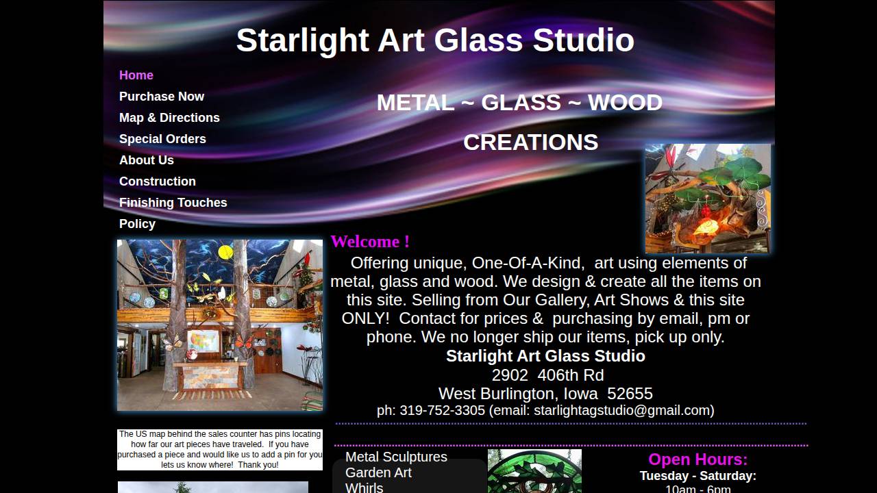 Latty, Patricia B; Stained Glass BY PAT website screenshot