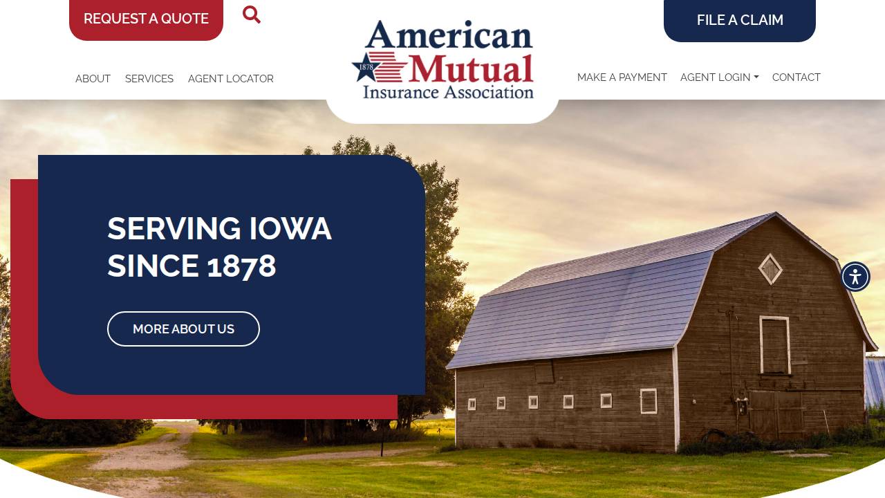 American Mutual INS Assn website screenshot