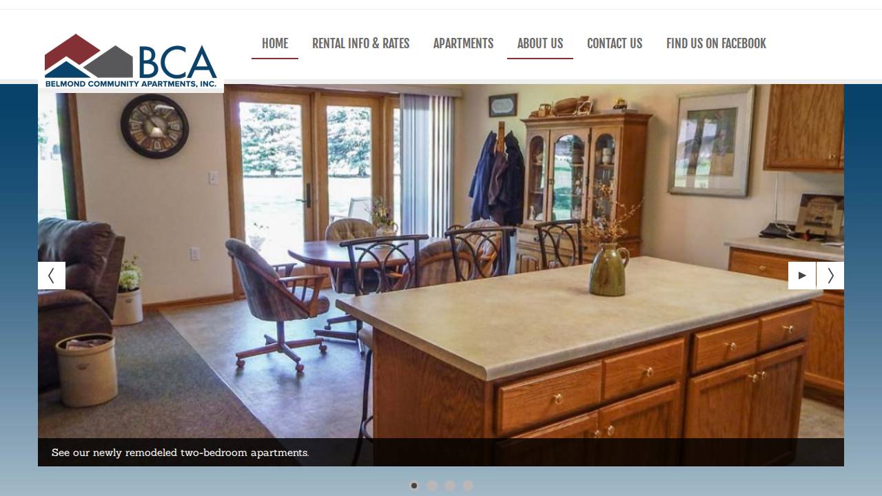 Belmond Community Service Women website screenshot