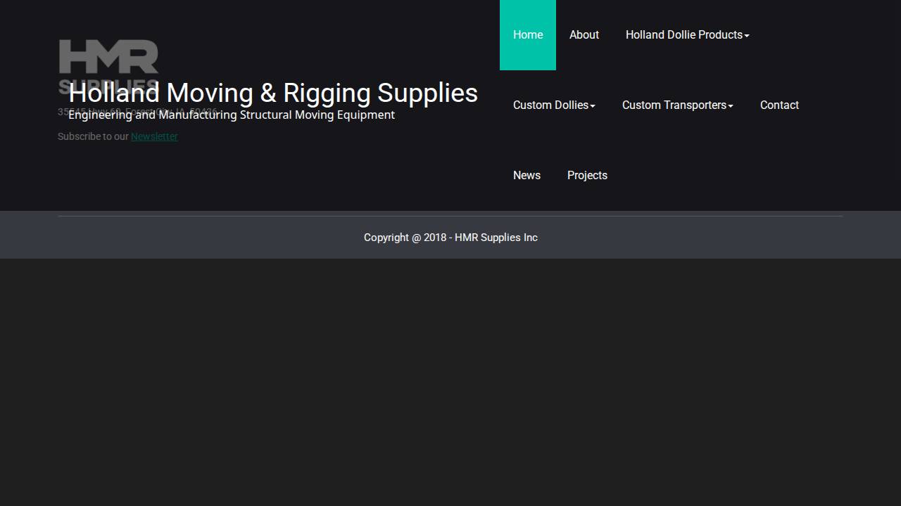Holland, Ronald E; RON Holland House Moving website screenshot