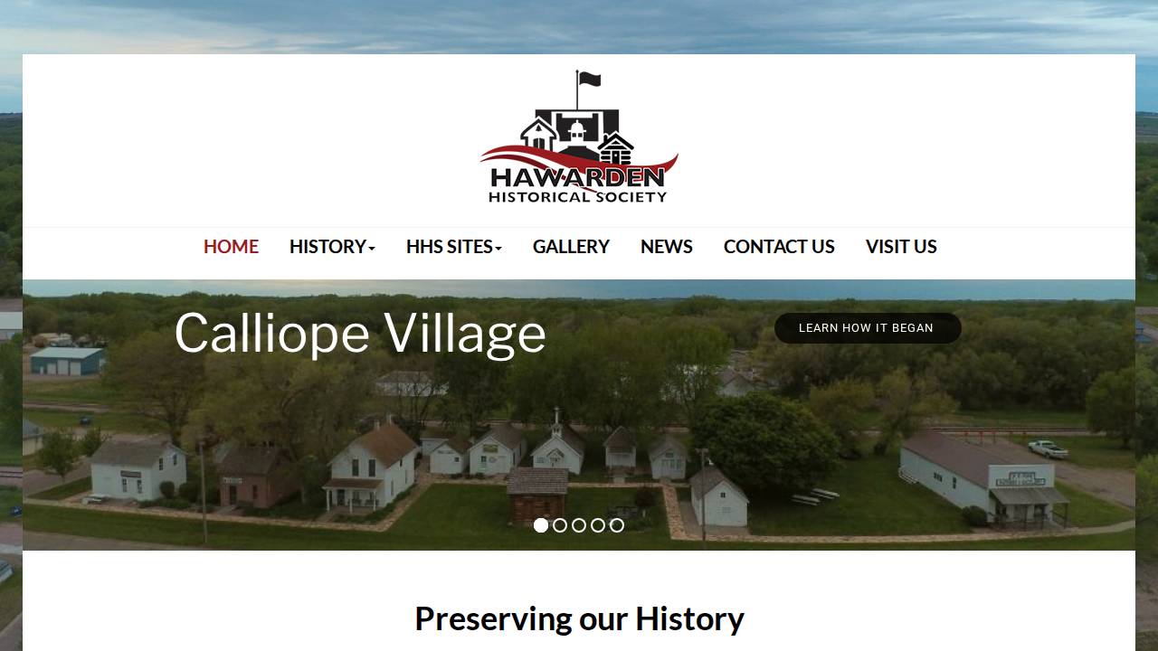 Hawarden Saddle Club website screenshot