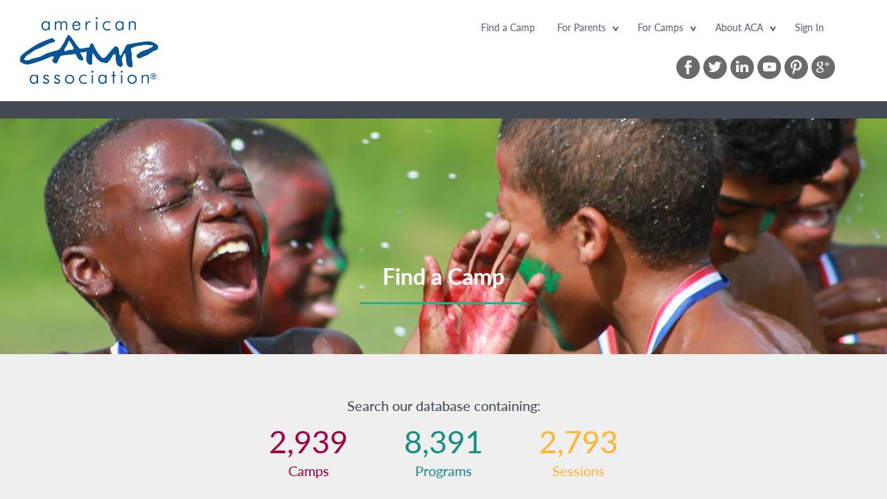 Camp Ed-wa-ta Incorporated website screenshot