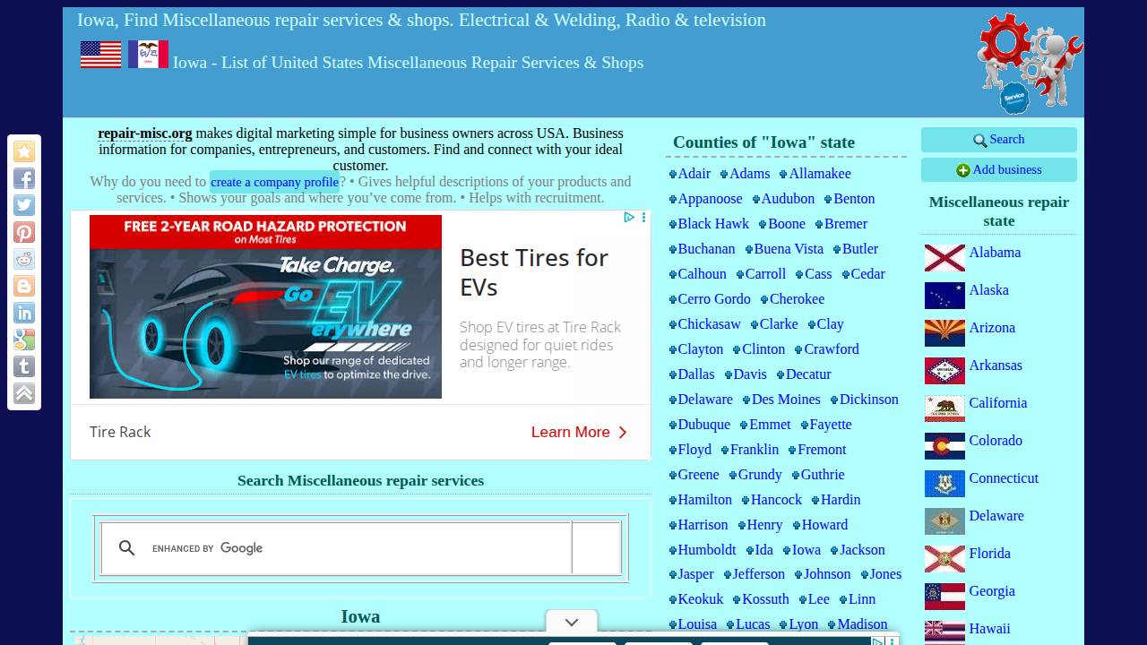 Jeri A Sowden website screenshot