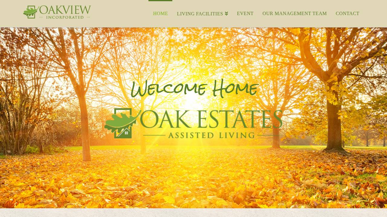 Oakview Inc, Oakview Nursing Home website screenshot