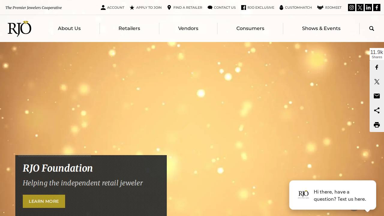 RJO INC website screenshot