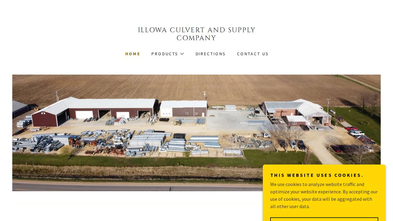 Illowa Culvert & Supply CO website screenshot