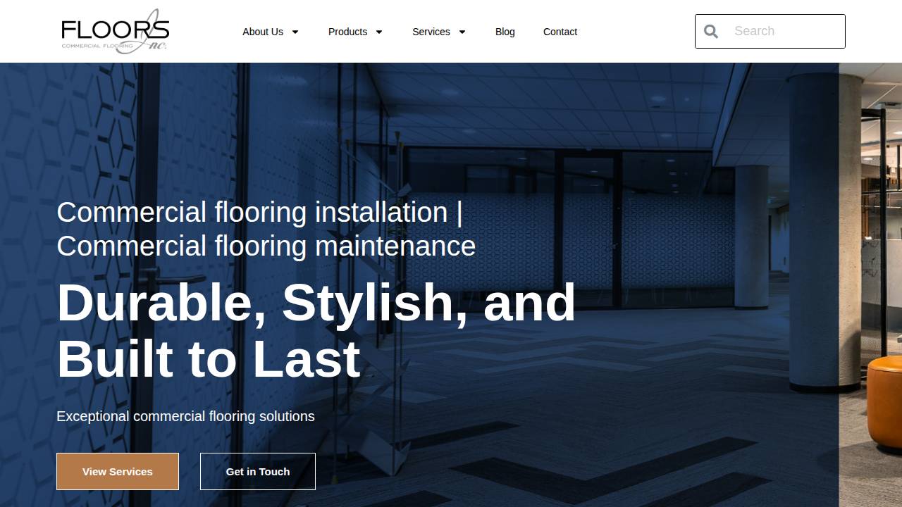 Floors INC website screenshot