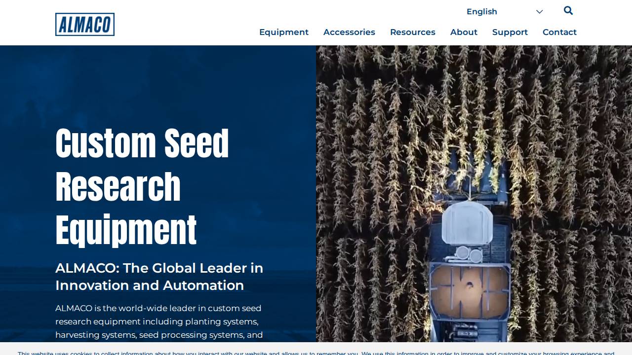 Gary W Clem Inc, Almaco website screenshot