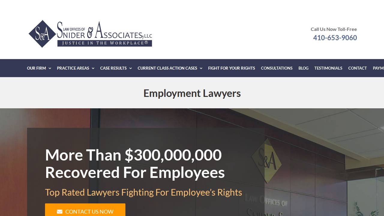 Craig L Snider website screenshot