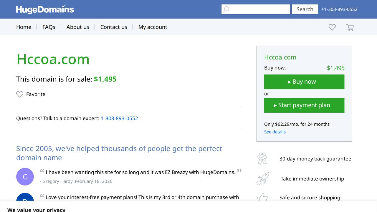 Hancock County Cooperative OIL Association website screenshot
