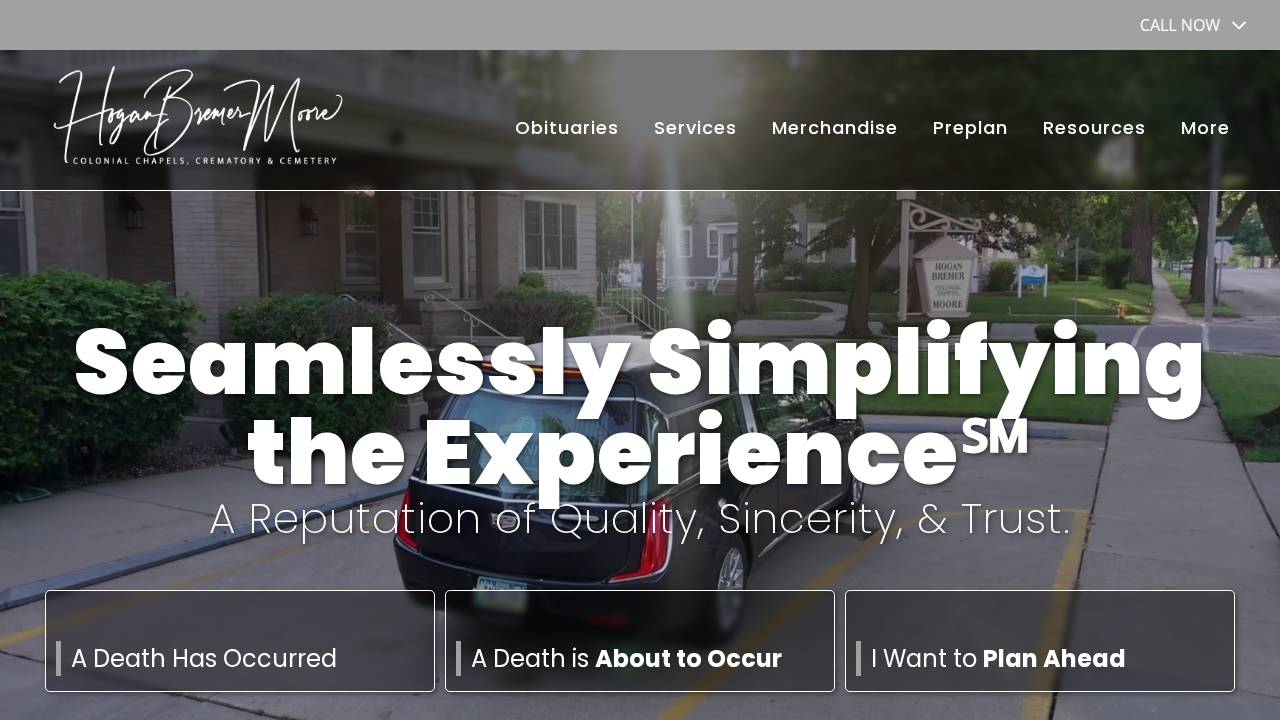 Phillip O Tyrrell website screenshot