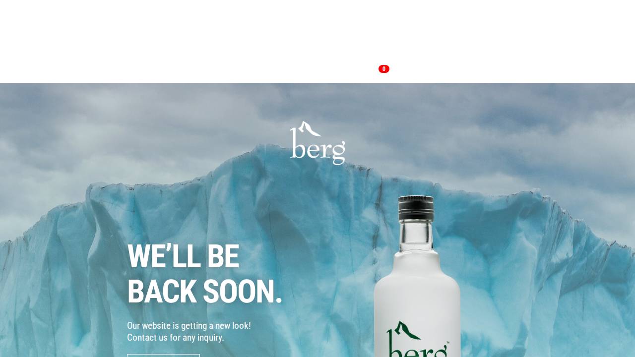 Berg Water Systems INC website screenshot