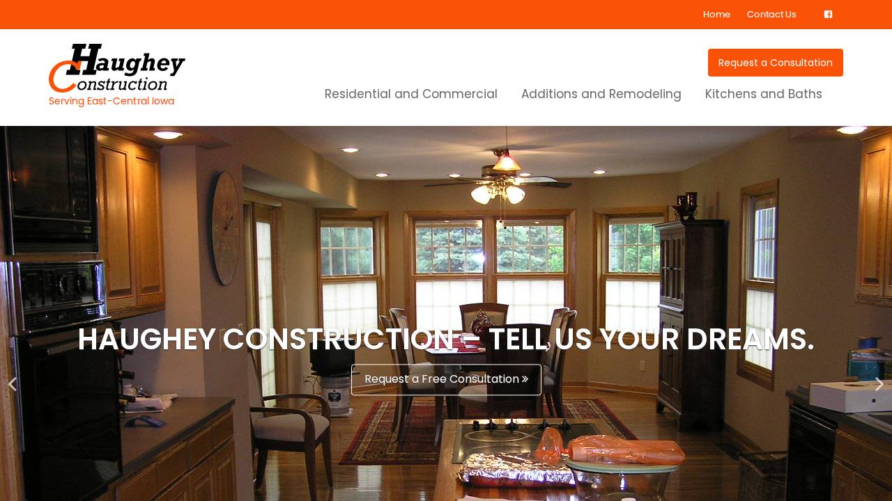 Michael K Haughey website screenshot
