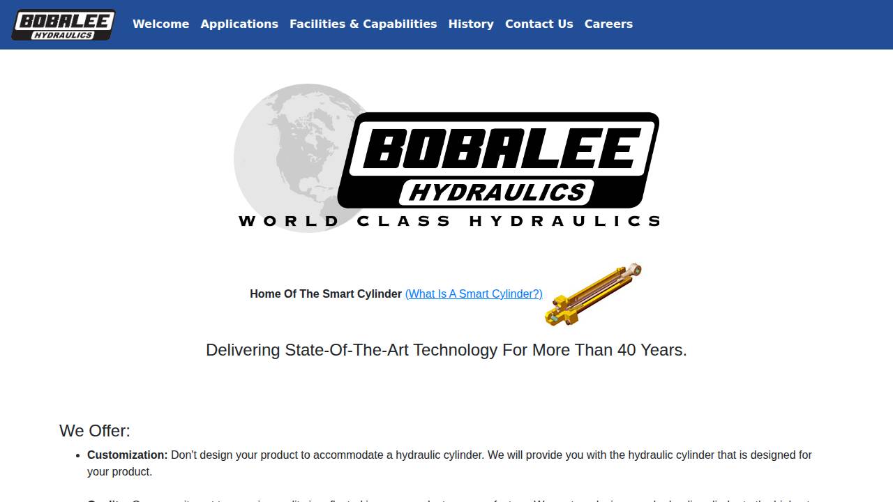 Bobalee INC website screenshot