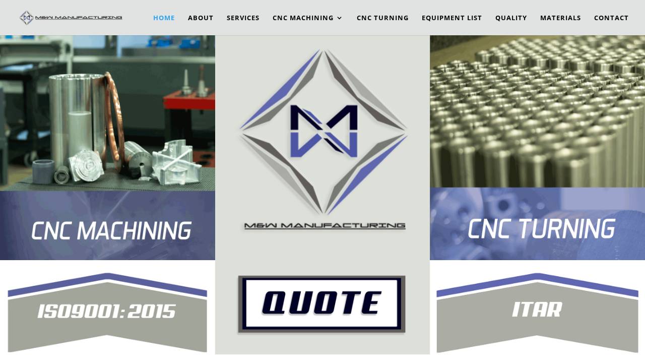M & W Manufacturing CO INC website screenshot