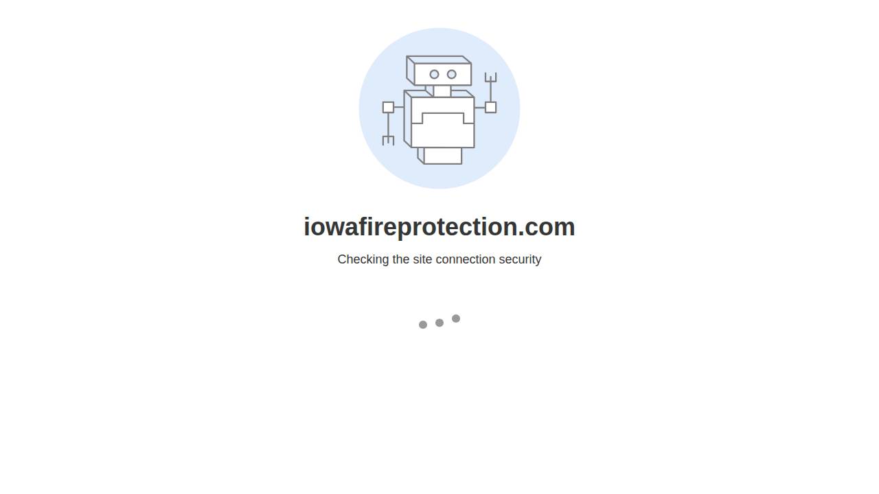 Iowa Fire Protection INC website screenshot