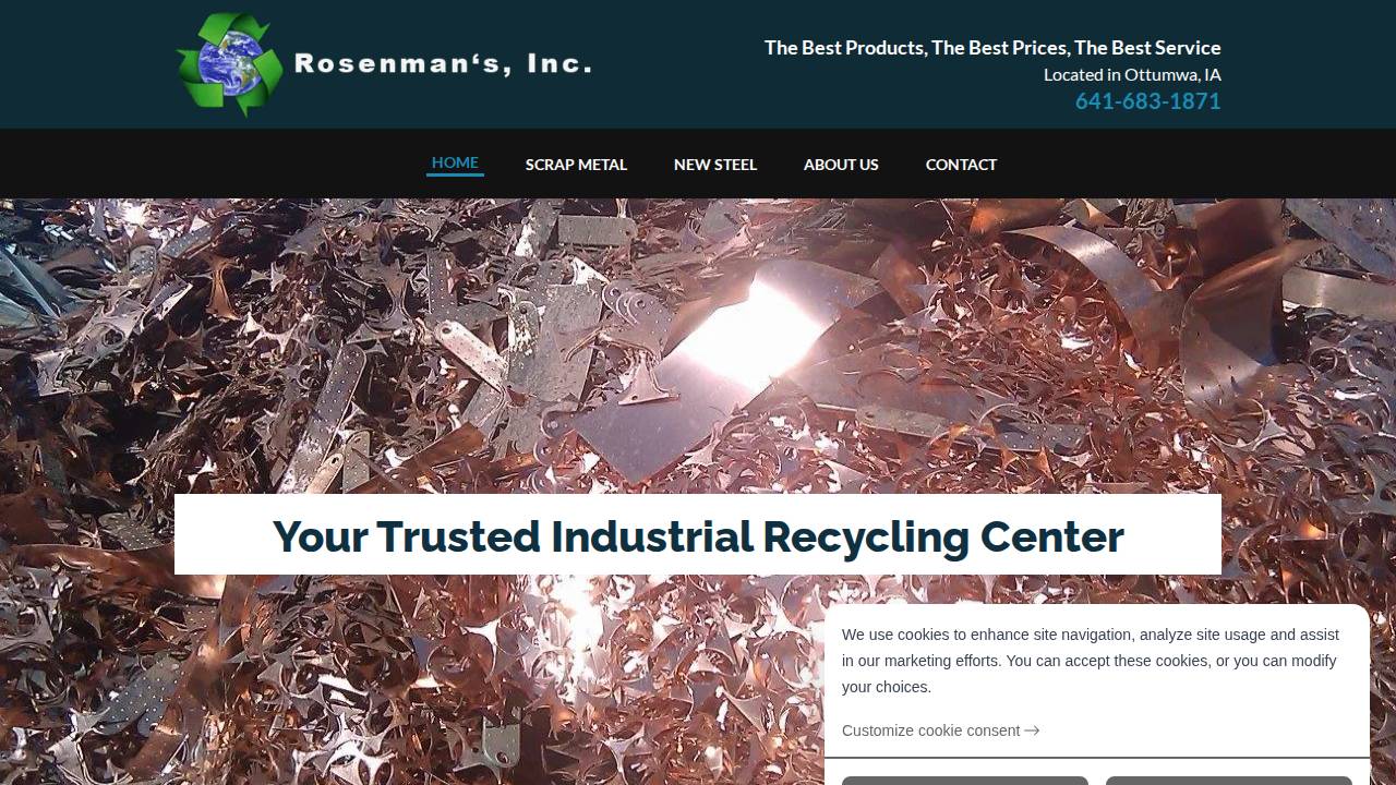 Rosenmans INC website screenshot