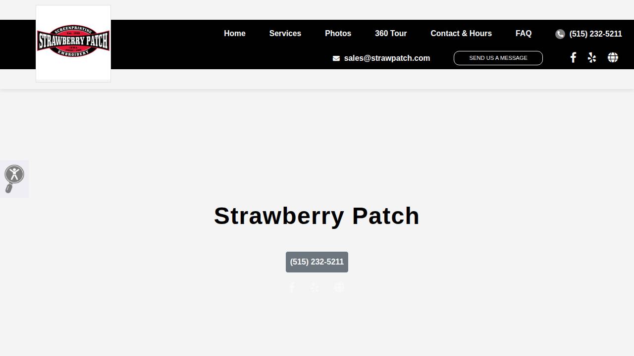 Strawberry Patch Inc website screenshot