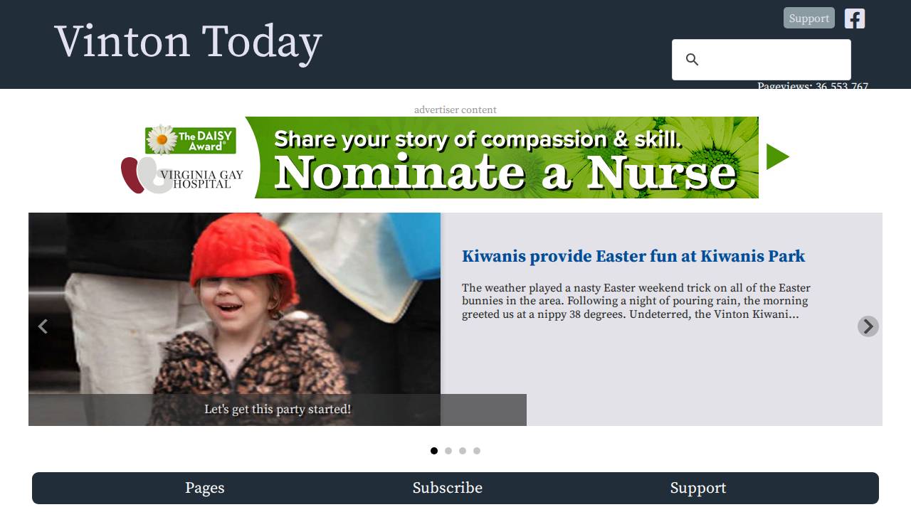 Duane Johnson website screenshot