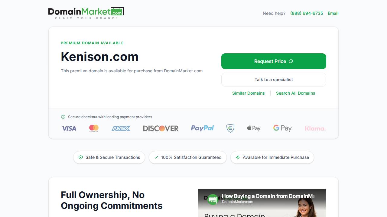 Kenison Electric website screenshot