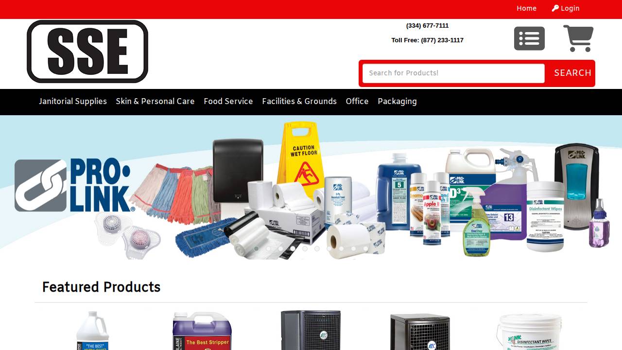 S & S Equipment & Supply LTD website screenshot