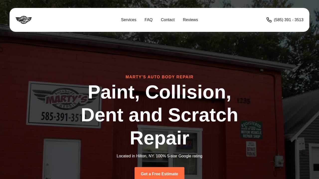 Martin C Johnson website screenshot