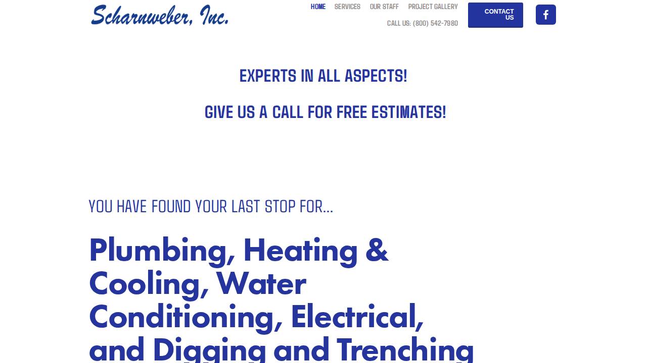 Scharnweber INC website screenshot