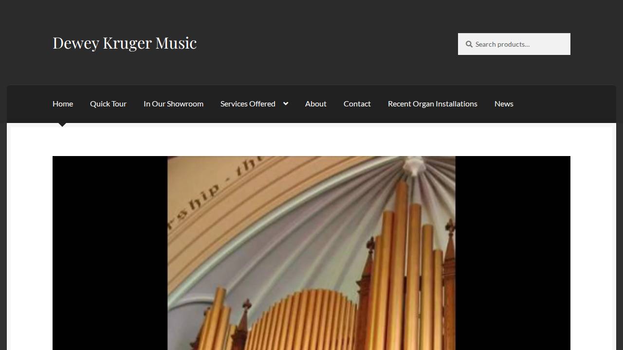 Duane L Kruger website screenshot