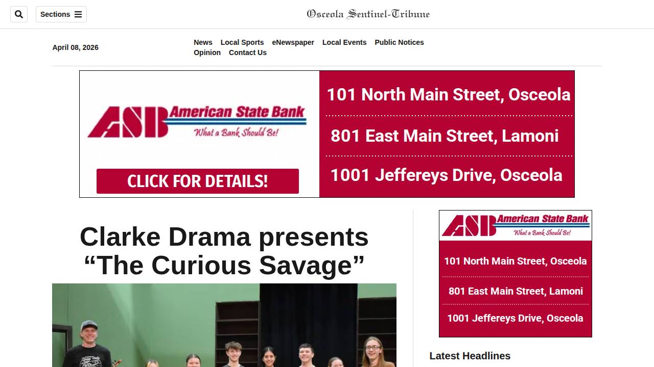 Christie Robins website screenshot