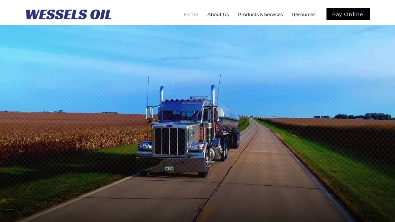 Wessels OIL CO Inc, Mike's Inc. website screenshot