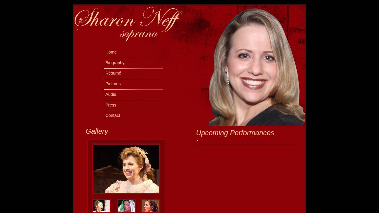 Sharon Neff website screenshot