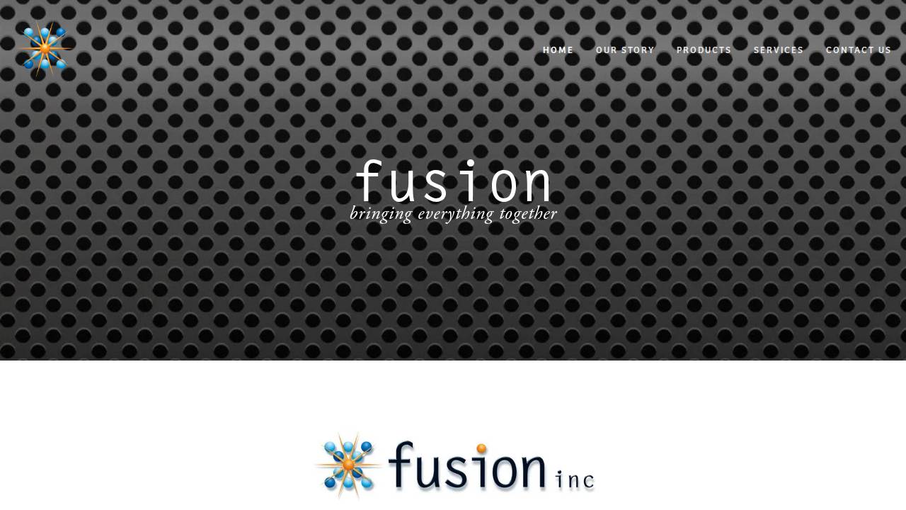 Fusion INC website screenshot