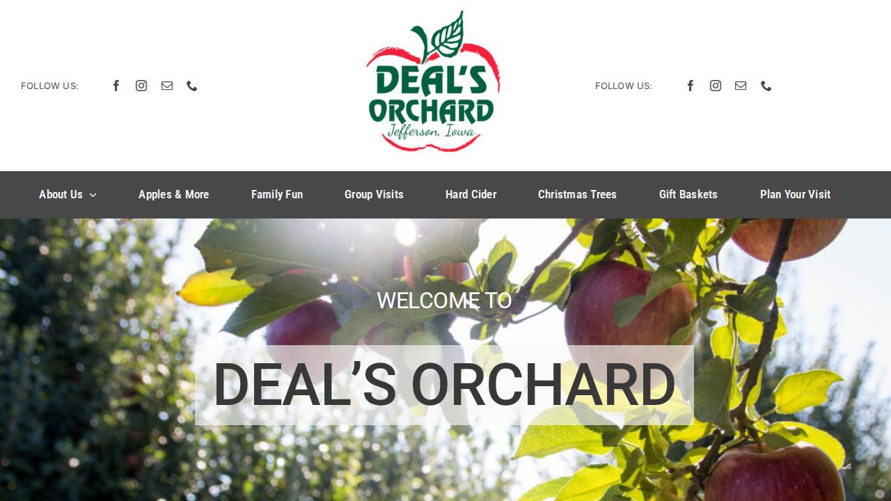 Deal & Deal Ptrs, Deals Orchard website screenshot