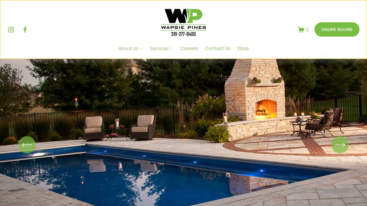 Wapsie Pines Tree Farm website screenshot