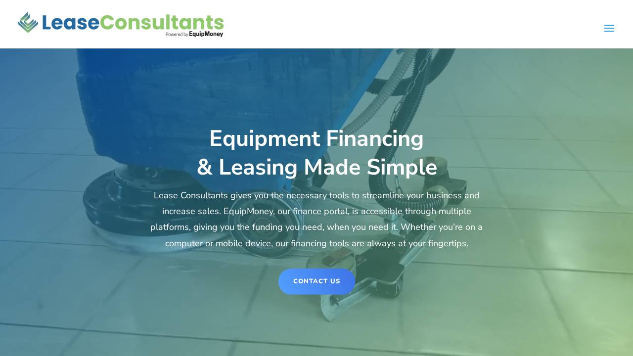 Lease Consultants Corporation website screenshot