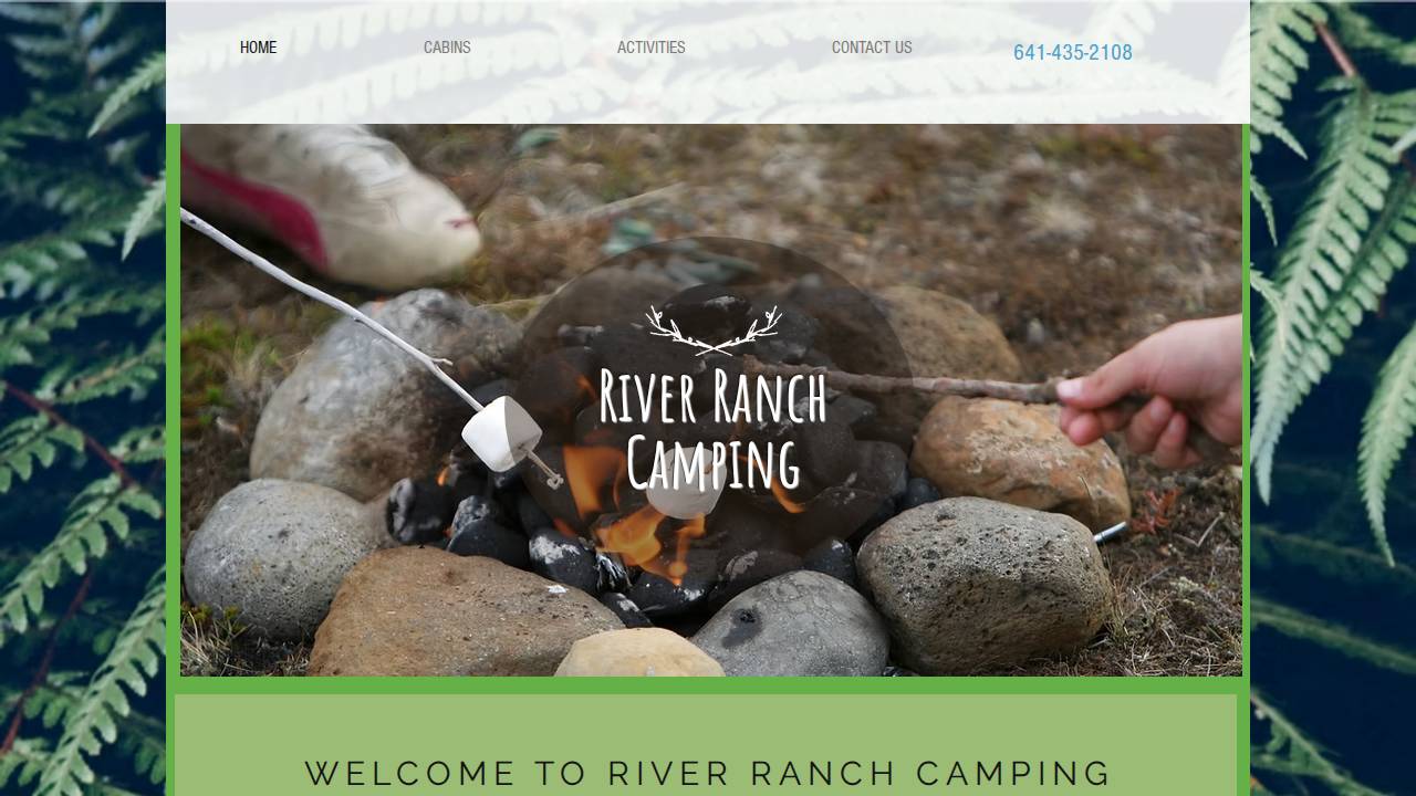 River Ranch Camping INC website screenshot