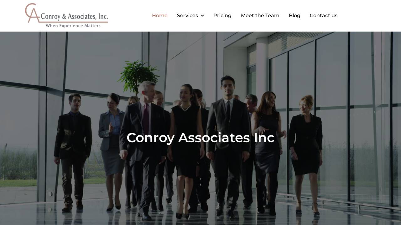 Conroy Associates website screenshot