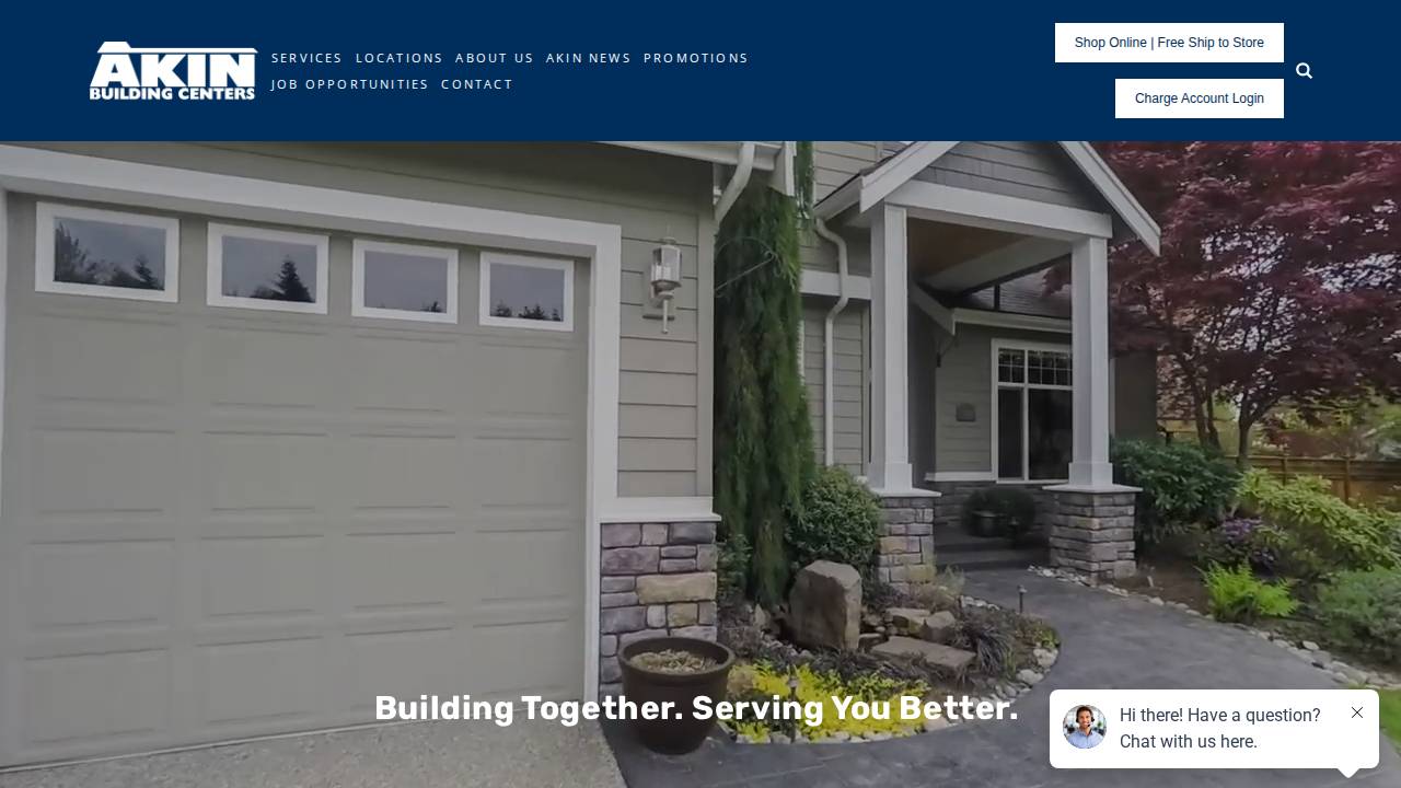 Akin LTD website screenshot