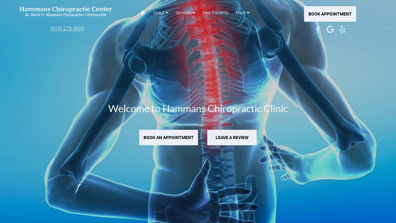 David H Hammans website screenshot