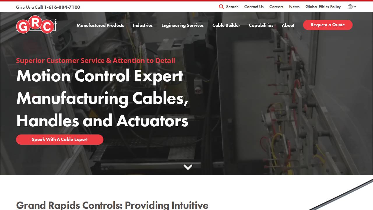 G & R Controls INC website screenshot